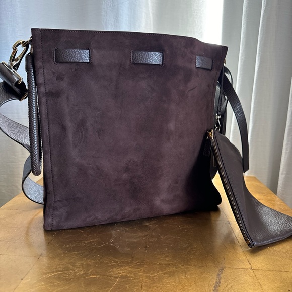 Tamara Mellon suede shoulder bag brown suede - Picture 6 of 15